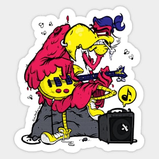 BASS BUZZARD Sticker